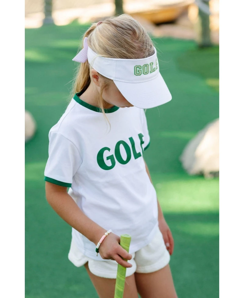 Bits & Bows Girls Golf Beaded Bracelet in Green