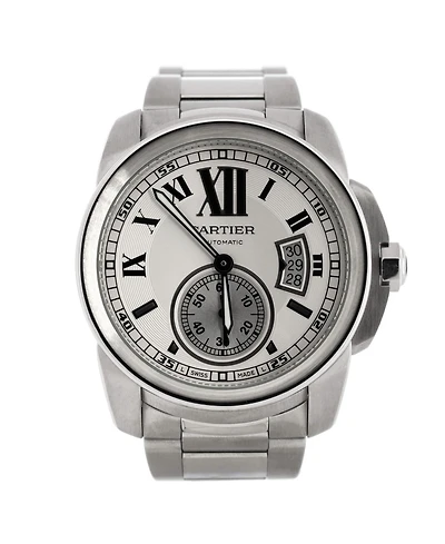 Pre-Owned Cartier Calibre de Cartier Automatic Watch in Stainless Steel 42mm