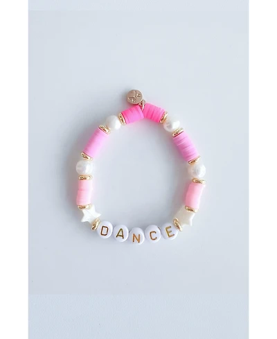 Bits & Bows Girls Dance Bracelet in Pink