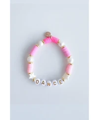 Bits & Bows Girls Dance Bracelet in Pink