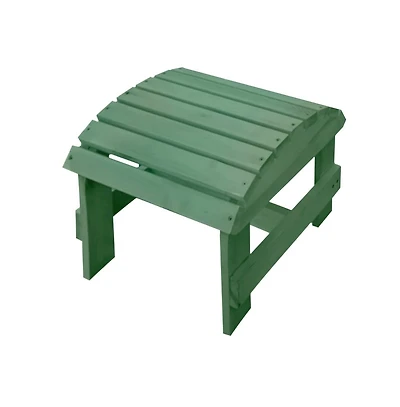 Jiallo Sea Green Adirondack Pine Ottoman