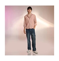 Campus Sutra Men's Chevron-Woven Utility Shirt