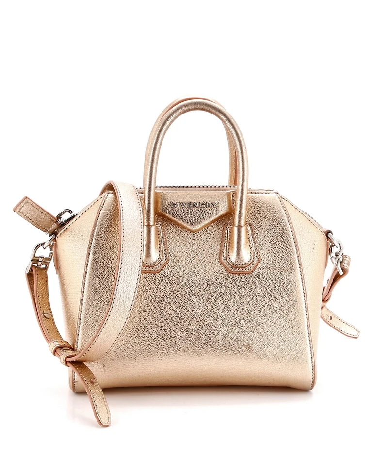 Pre-Owned Givenchy Mini Antigona Bag Leather