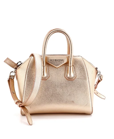 Pre-Owned Givenchy Mini Antigona Bag Leather