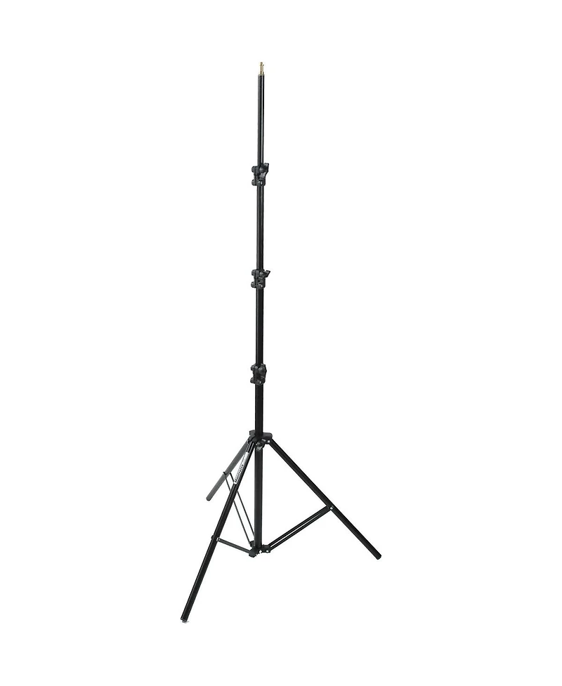 Manfrotto 9' Basic Black Lightstand, 4 Section, 5/8 Stud with 1/4"x20 Tip (#3333)