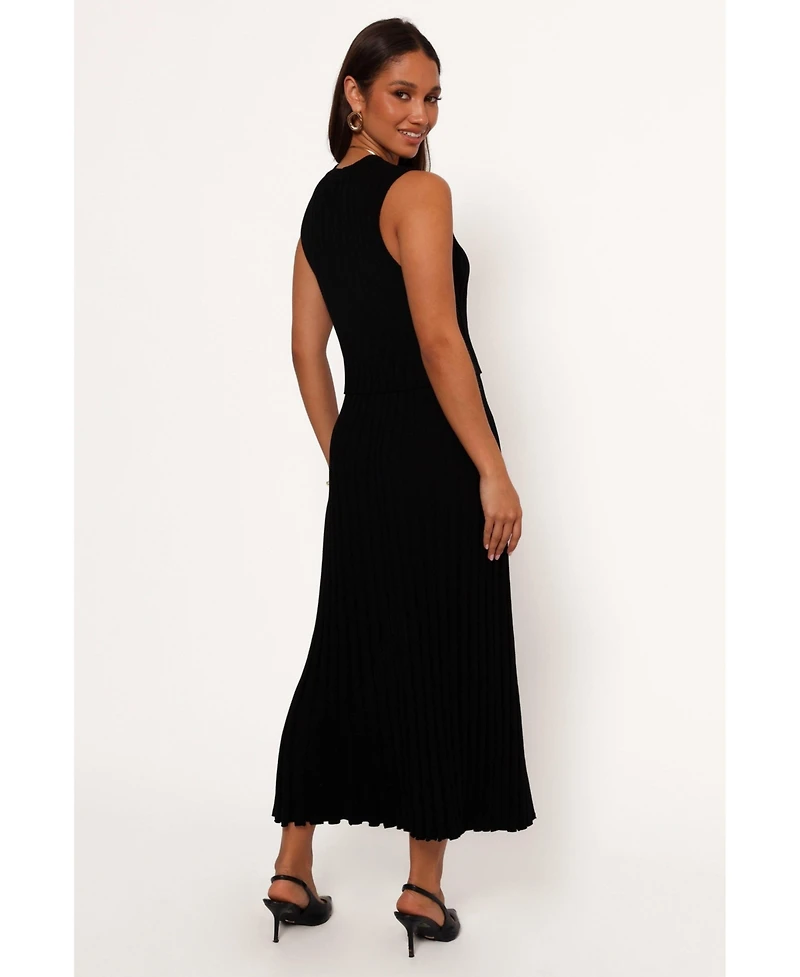 Petal and Pup Women's Carson Knit Midi Skirt - Black