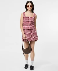 French Connection Women's Sqaure Neck Sleeveless Top