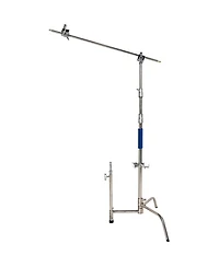 Savage Stainless Steel C-Stand with Grip Arm and Turtle Base Kit, 9.5'