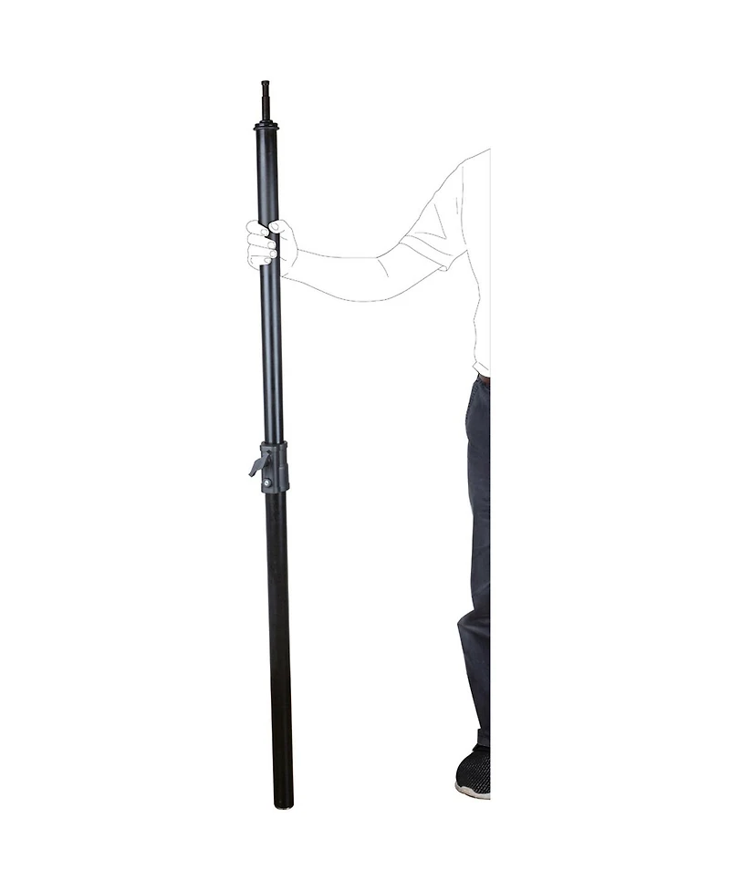 Kupo 2-Section Steadicam Stand with 8" Pneumatic Wheel Set, Black