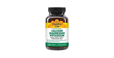 Country Life Cal-Mag-Potassium Target-Mins, 90 Tabs