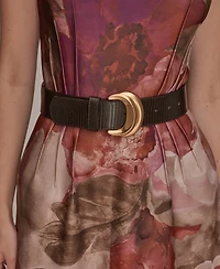 Donna Karan New York Women's Floral Belted Dress