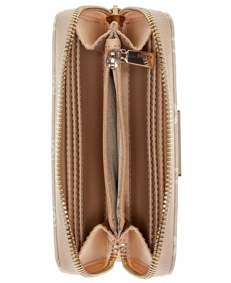 Guess Women's Erenia Slg Zip Around Wallet