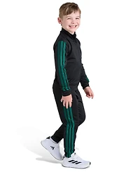 Adidas Toddler and Little Boys 2T-7 Two Piece Long Sleeve, Three Stripes Jacket Jogger Pant Set