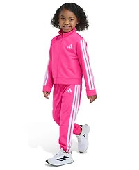 adidas Girls 2T-6X Two Piece Regular Fit Jacket and Joggers Set