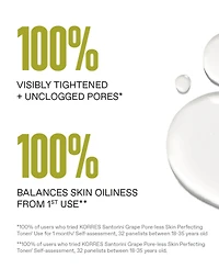 Korres Santorini Grape Poreless Skin Perfecting Toner, 4.23 oz.