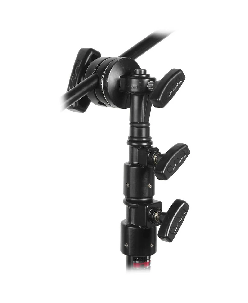 Matthews 40" C+ Stand with Sliding Leg, Grip Head and Arm, Black, 3-Pack, Bundle with Slinger L6 BigBag Rolling Kit Bag