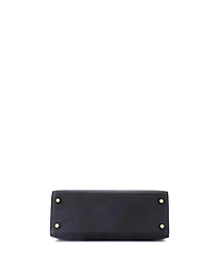 Pre-Owned Hermes Kelly 25 Handbag Black Epsom with Gold Hardware
