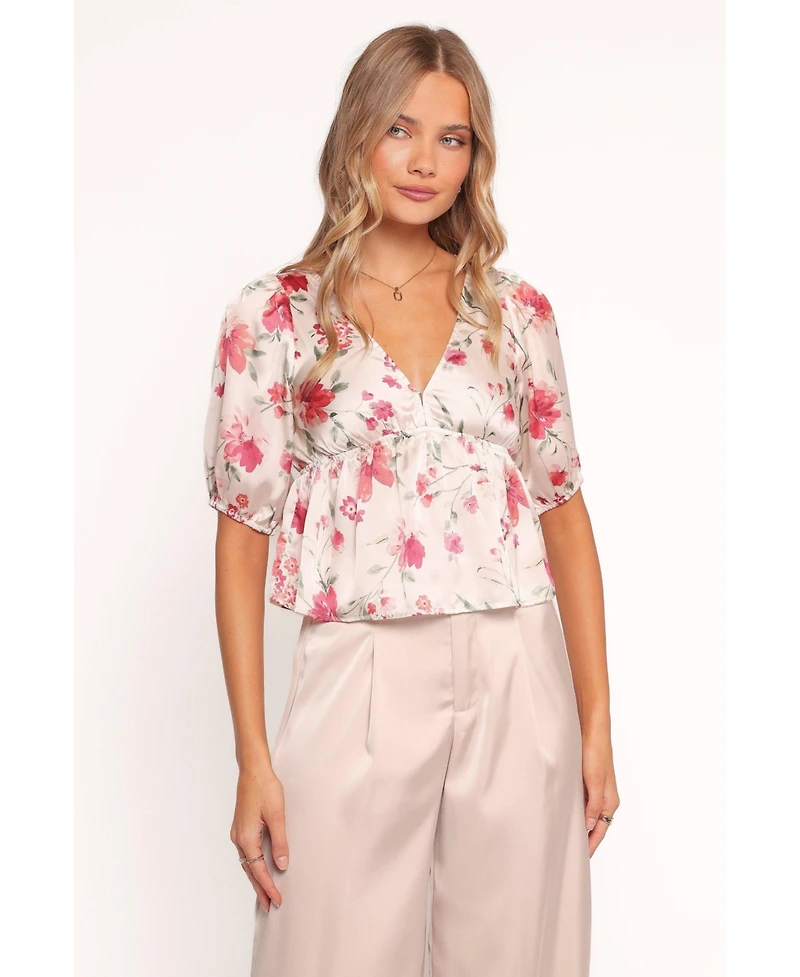 Petal and Pup Women's Tove Top - Cameo Floral Xl