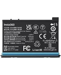 Insta360 2290mAh Rechargeable Battery for X4 8K 360 Action Camera with Carry Case