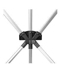 Westcott 8x8' X-Drop Pro Wrinkle-Resistant Backdrop Kit with Stand, High-Key White