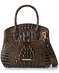 Brahmin Rosetta Melbourne Medium Leather Satchel Bag