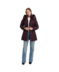 Laundry By Shelli Segal Women's Fitted Puffer Coat