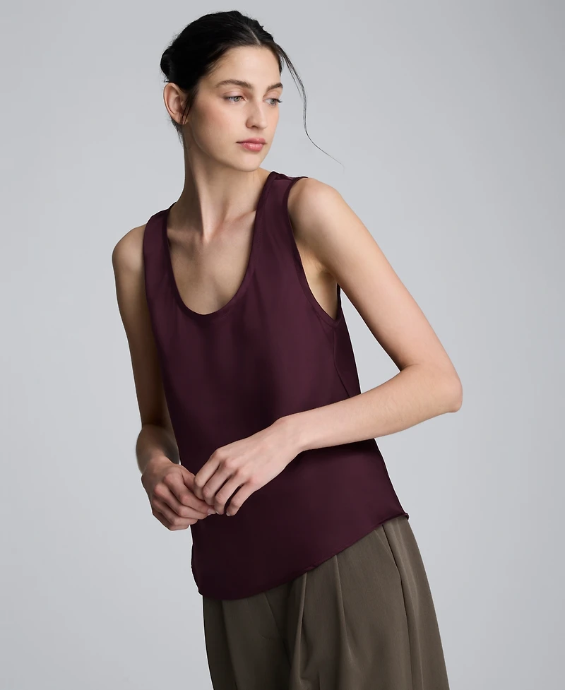 Kenneth Cole Scoop Neck Sleeveless Tank Top