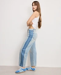 Good American Women's Mid Rise Barrel Jeans