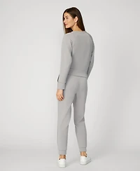 Cable & Gauge Women's Yummy Crewneck Jogger Lounge Set