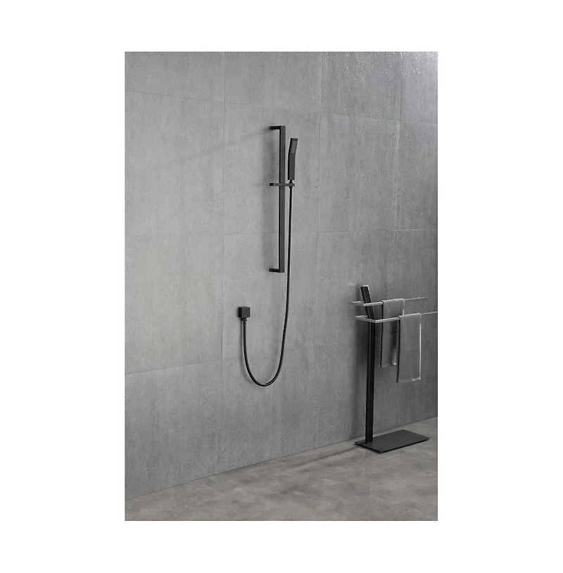 Rainsken Handheld Shower with 28-Inch Slide Bar and 59-Inch Hose
