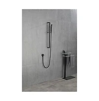 Rainsken Handheld Shower with 28-Inch Slide Bar and 59-Inch Hose