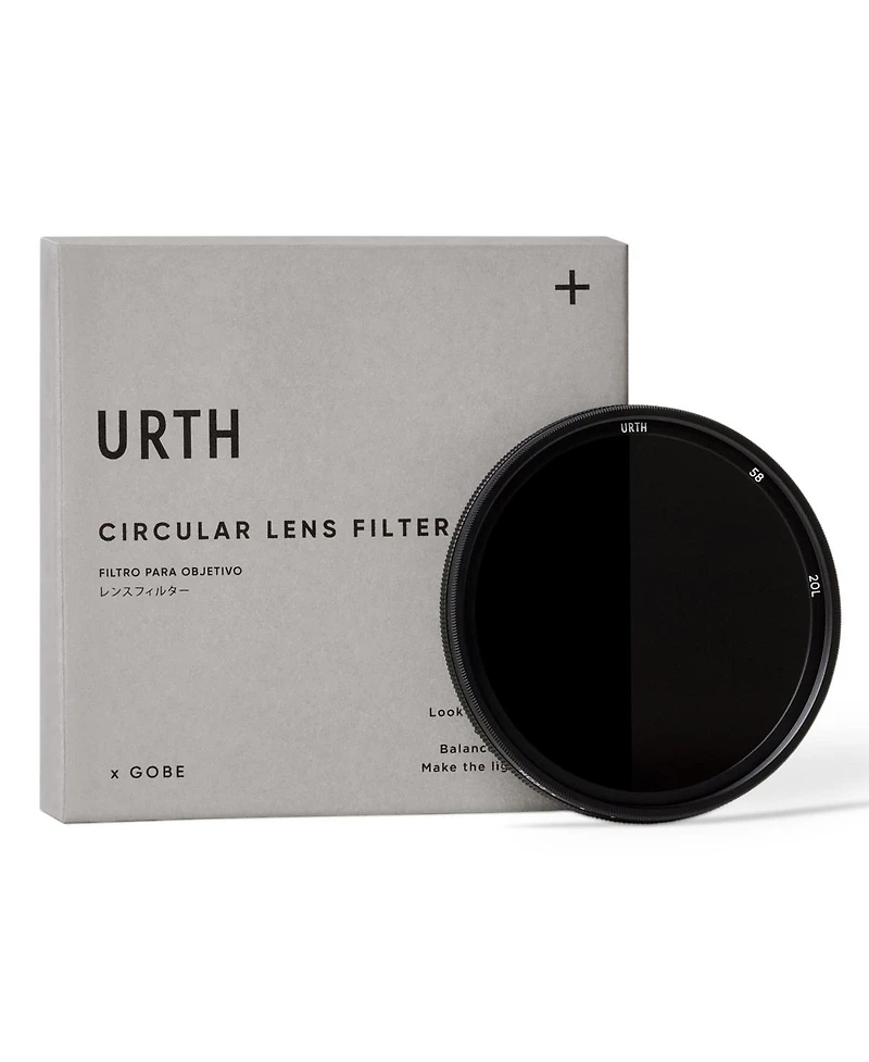 Urth 58mm Circular Variable ND8-128 3 to 7-Stop Lens Filter Plus+