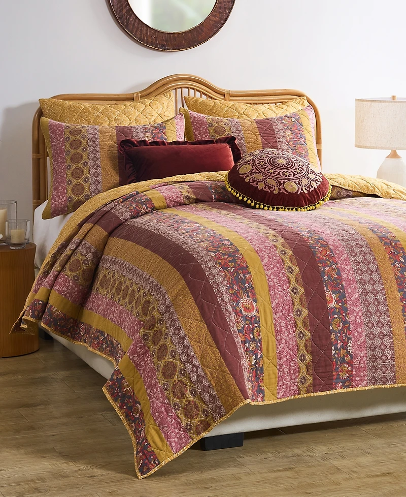 Greenland Home Fashions Marigold Vintage Boho 2-Pc. Quilt Set, Twin