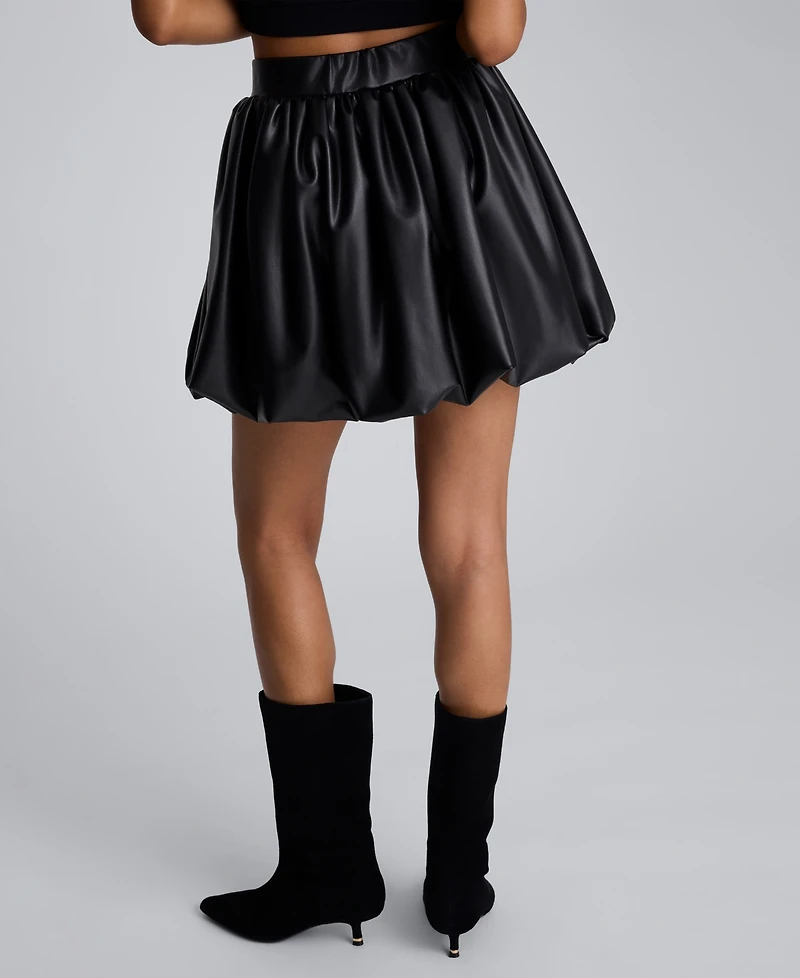 Kenneth Cole Women's Pull-On Bubble Mini Skirt