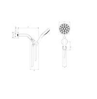 Rainsken Multi Function Adjustable Hand Shower