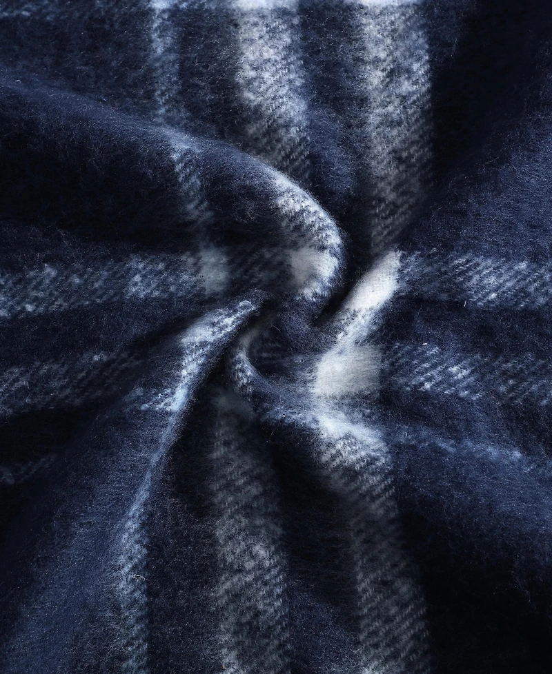 Nautica Ryan Cove Plaid Faux Mohair Throw, 60" x 50"