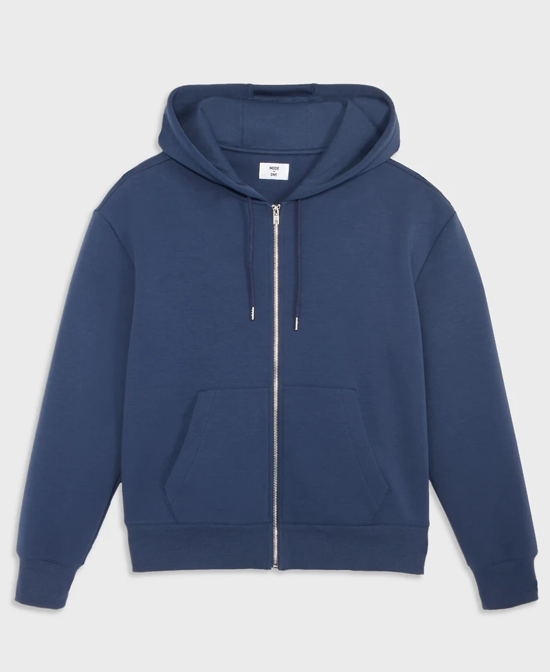 Mode of One Men's Full-Zip Scuba Knit Hoodie, Macy's Exclusive