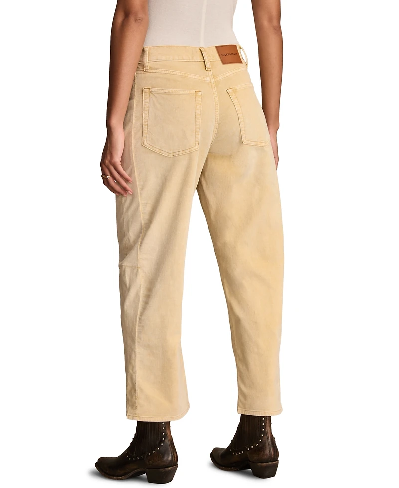 Lucky Brand Women's Mid-Rise Barrel-Leg Jeans