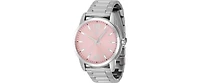 Invicta Men's 48497 Celestial Quartz 3 Hand Pink Dial Watch