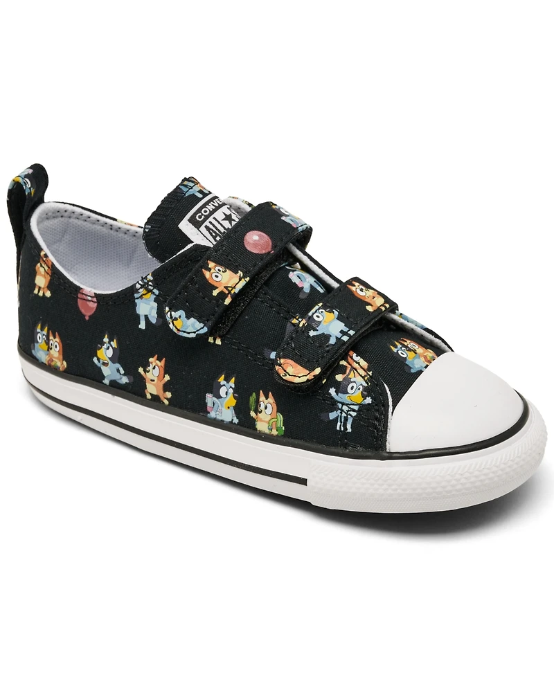 Converse Toddler Kid's Bluey Chuck Taylor All Star 2V Stay-Put Closure Strap Low Top Casual Sneakers from Finish Line