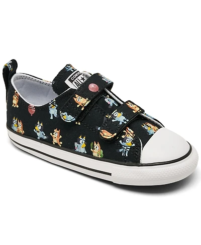 Converse Toddler Kid's Bluey Chuck Taylor All Star 2V Stay-Put Closure Strap Low Top Casual Sneakers from Finish Line
