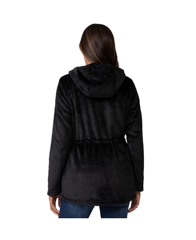 Free Country Women's Grid Butter Pile Anorak Jacket