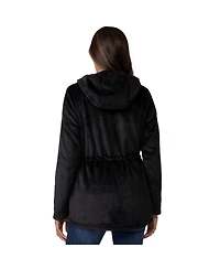 Free Country Women's Grid Butter Pile Anorak Jacket