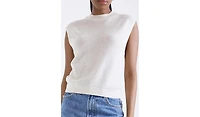 1982 Women's Zarah Crew Neck Cashmere Knit Vest