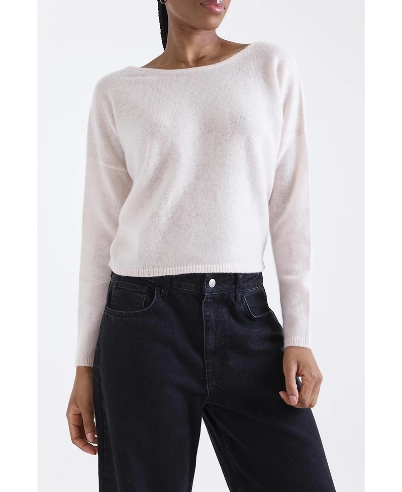 1982 Women's Leyla Low Back Cashmere Sweater