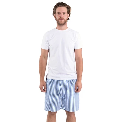 Sant and Abel Men's Men s Organic Cotton Poplin Pajama Sleep Shorts
