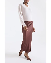 1982 Women's Indigo Vee V-Neck Cashmere Sweater