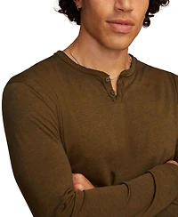 Lucky Brand Men's Venice Burnout Long Sleeve T-Shirt