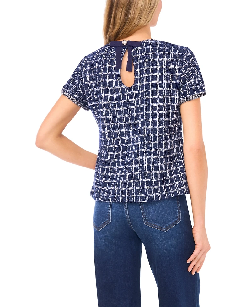 CeCe Women's Crewneck Short Sleeve Baby T-Shirt