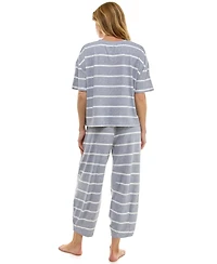 Roudelain Women's Boxy T-Shirt and Barrel Leg Pants Set